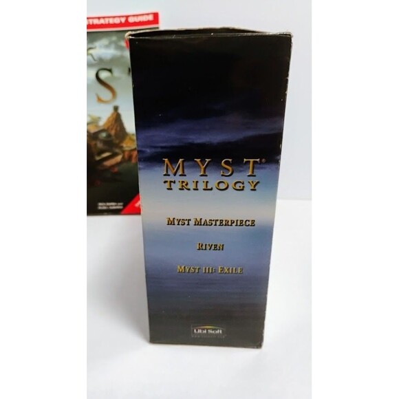 2000 UBISOFT BRODERBUND PRIMA MYST ORIGINAL, TRILOGY, & STRATEGY GUIDE PC LOT - Picture 3 of 9